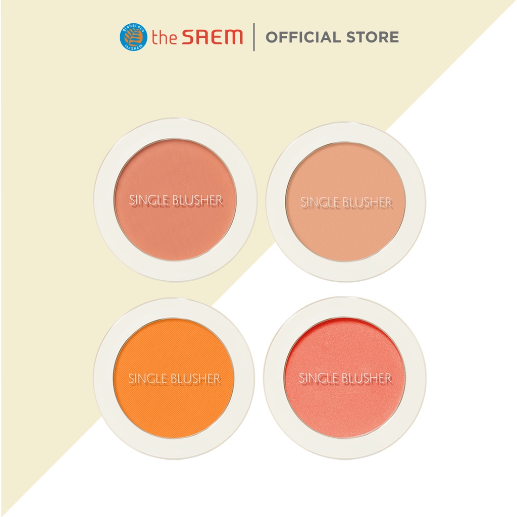 [Gift] Phấn má hồng the SAEM Saemmul Single Blusher CR02 Baby Coral (5g) - M3