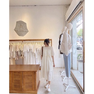 Đầm Kate dáng suông có dây thắt eo
