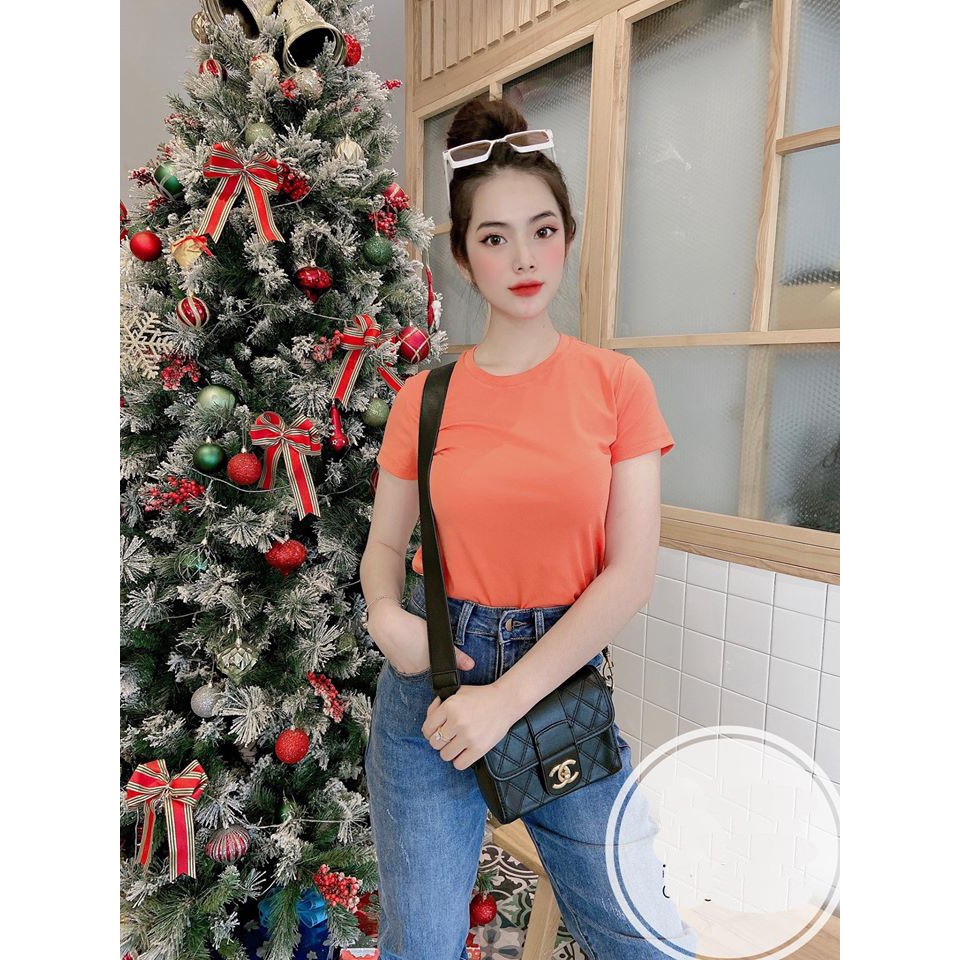 Áo phông trơn cộc tay FROM DÀI RỘNG chất đẹp
