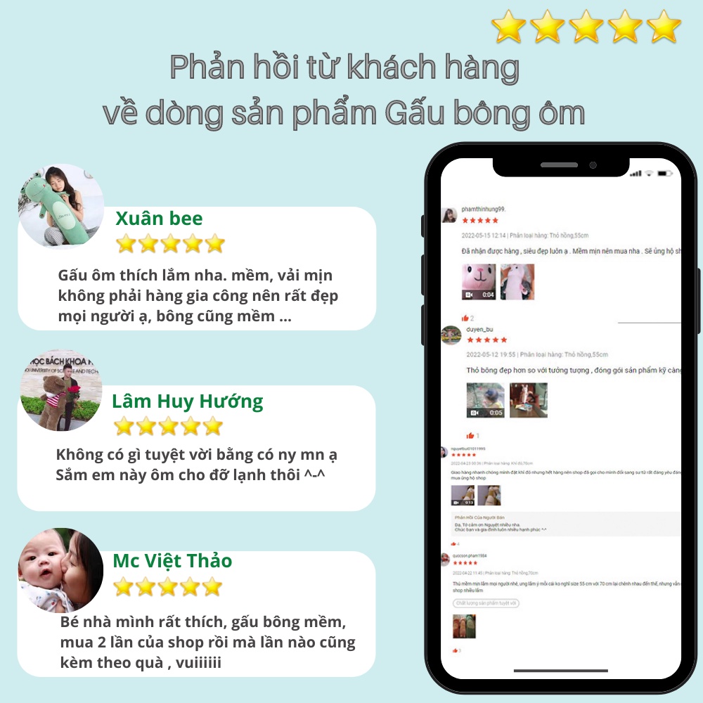 Gối ôm hình thú cho bé siêu ngộ nghĩnh size 55cm, 70cm, 90c, 110cm ZingZingMart