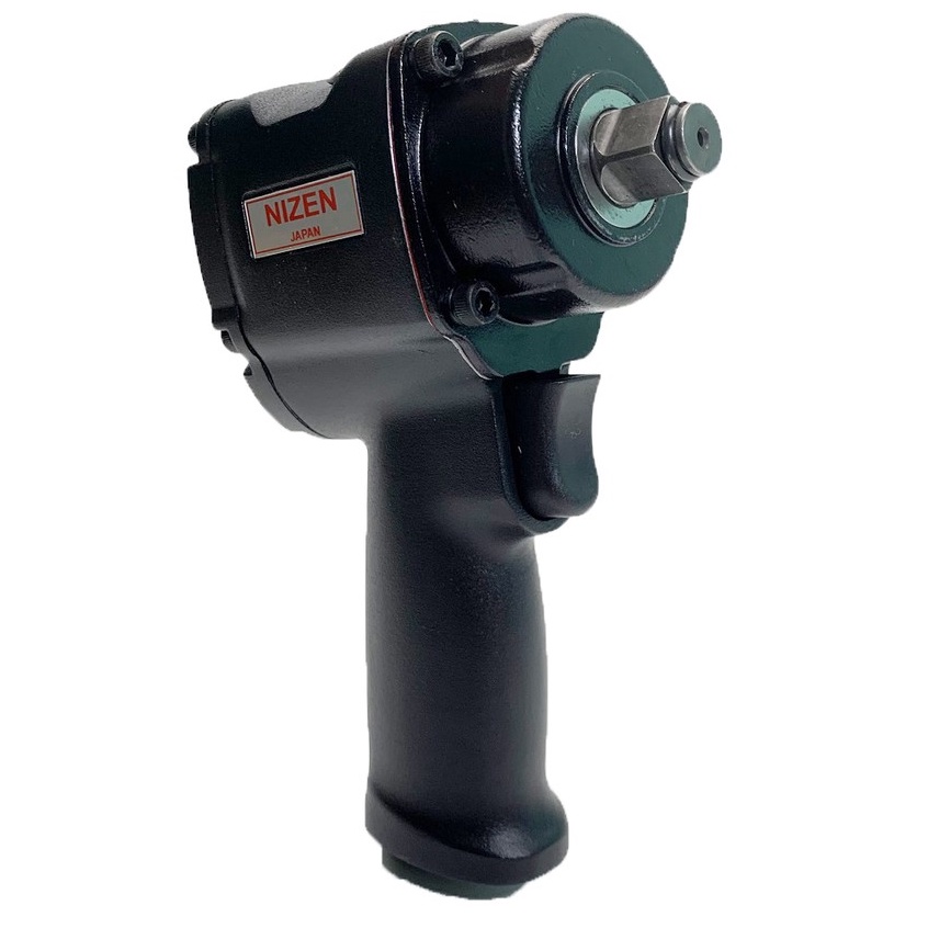 Máy bắn bu lông dùng hơi, Súng xiết bulong gầm dùng hơi Nizen 1/2" (2 búa) - thiết kế để thao tác trong không gian hẹp