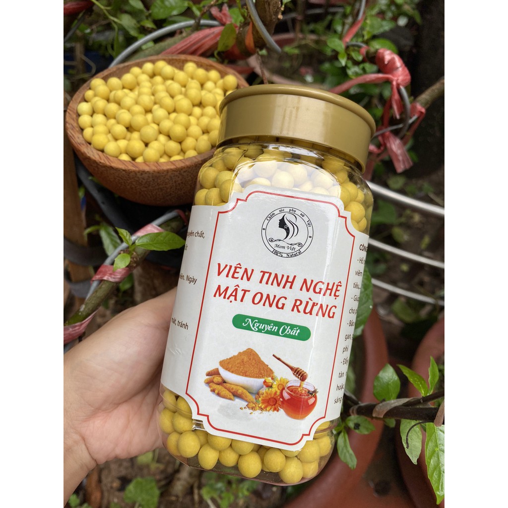 [ HANDMADE ] VIÊN NGHỆ MẬT ONG HŨ 500g