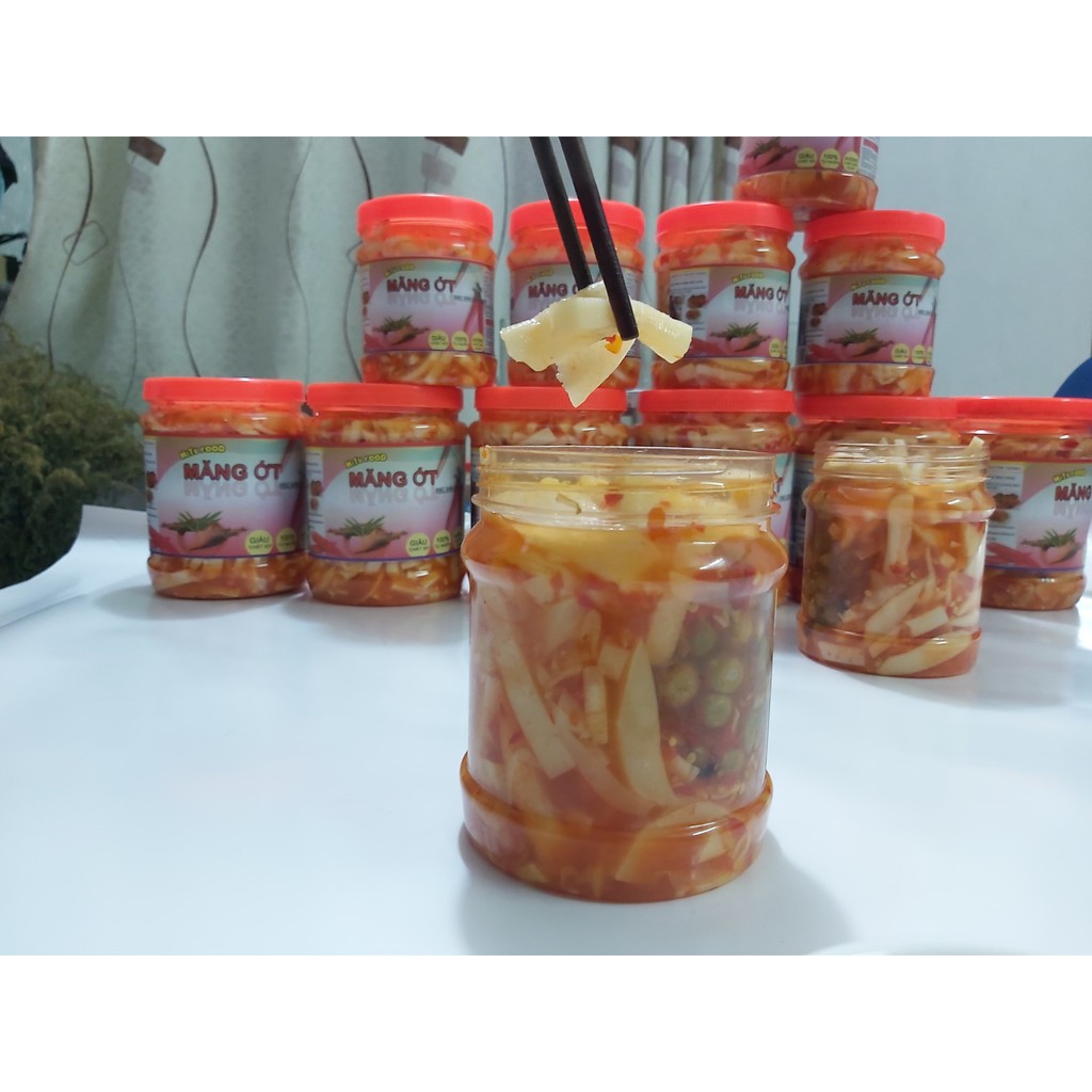 Măng ớt Lạng Sơn, Thơm Ngon, Cay giòn, Chuẩn vị Lạng Sơn (1.5kg)