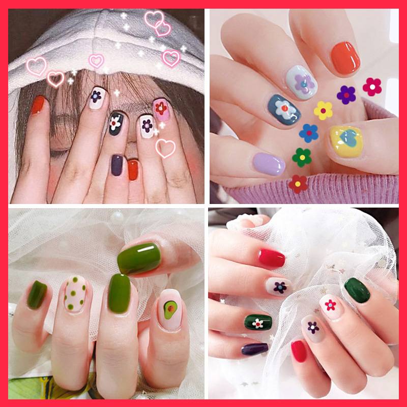 (Hàng Mới Về) Miếng Dán Trang Trí Móng Tay 3d Cá Tính