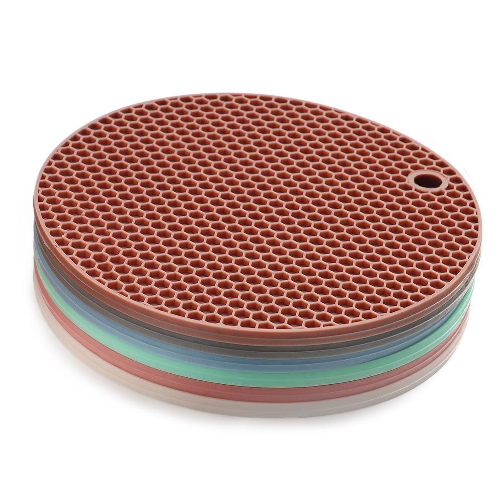 LEISURE Đế Lót Nồi Bằng Silicone Chống Trượt Tiện Dụng Cho Nhà Bếp
