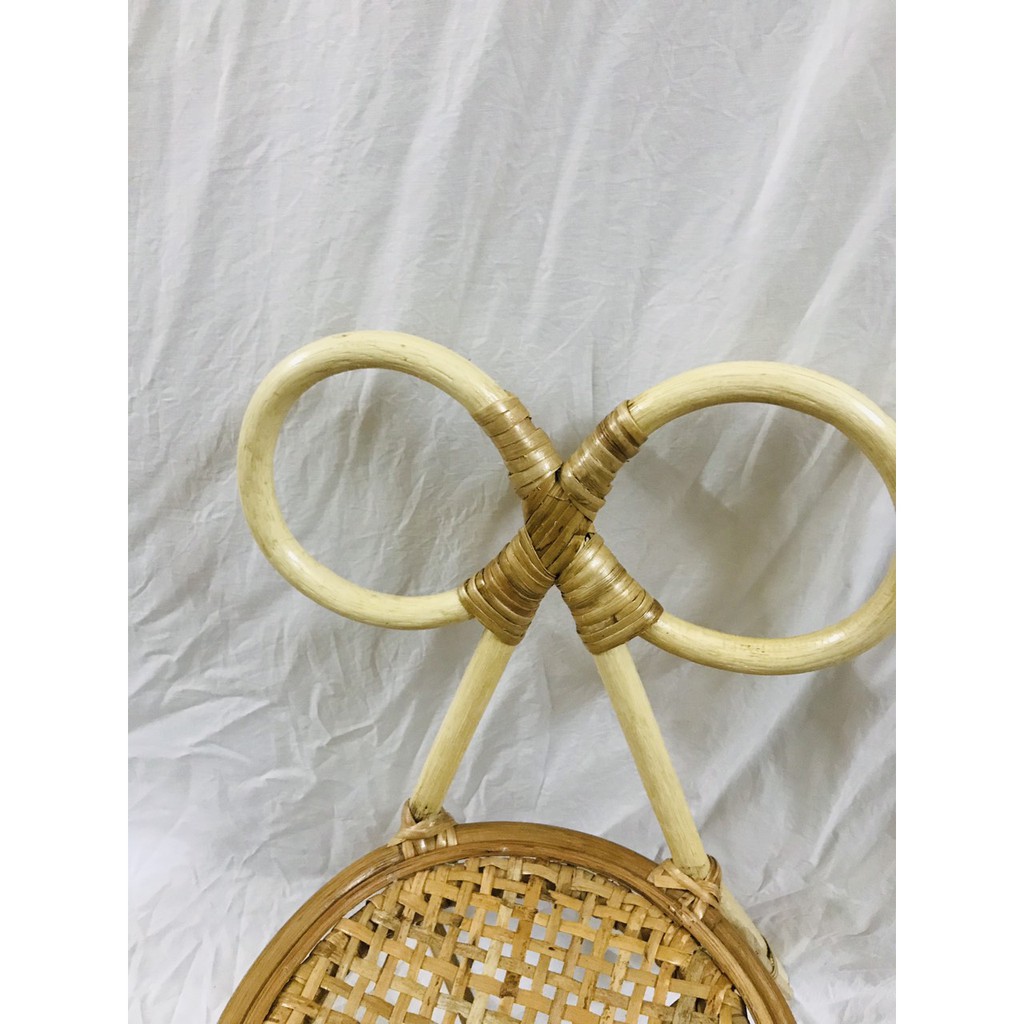 Ghế mây NƠ siêu xinh dành cho bé - Rainbow Chairs for kids ,có ảnh thật Kích Thước Cao ghế 60 cm rộng mặt ngồi 30 cm | BigBuy360 - bigbuy360.vn