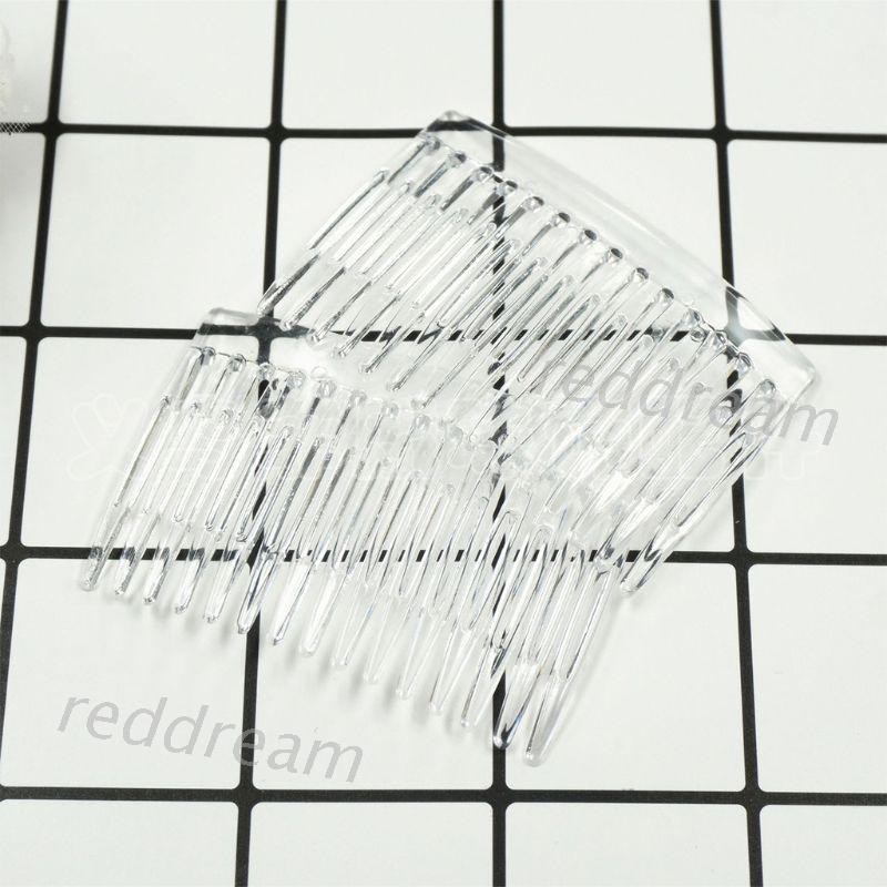 Kẹp Tóc Nhựa 15 Răng 7x5cm Cho Cô Dâu