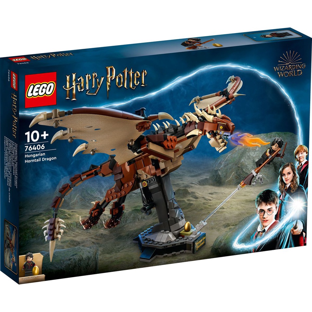 Lego 76406 Harry Potter Hungarian Horntail Dragon - Rồng đuôi Gai Hungari