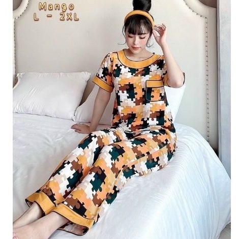[Lụa Mango]Đồ Bộ Pyjama Có Co Giãn Mặc Nhà Sang Xịn Mát Đủ Size 🌸Giảm 10K Đơn 200K | BigBuy360 - bigbuy360.vn