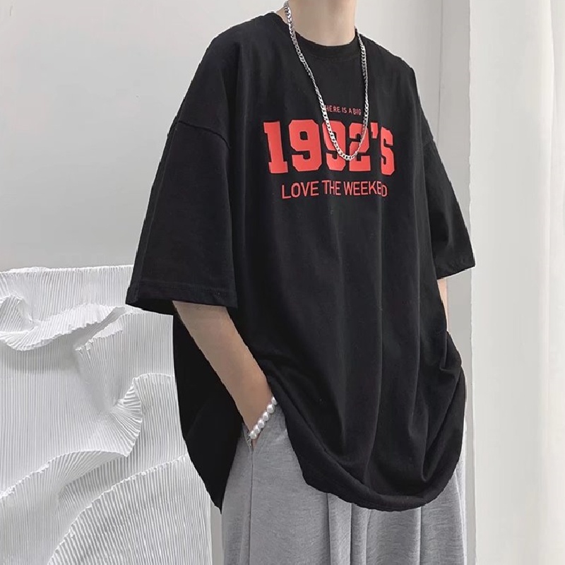 Áo Thun Nam Tay Ngắn In Chữ Thời Trang Trẻ Trung Size S-8XL