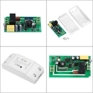 ✦✦ Tuya WiFi Công tắc thông minh 10A / 2200W Công tắc điều khiển từ xa không dây Hẹn giờ Điều khiển ứng dụng Nhà thông minh cho Alexa Google Home [hotel8]