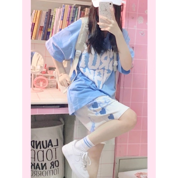 Sét áo chữ ngực + quần loang tim | BigBuy360 - bigbuy360.vn