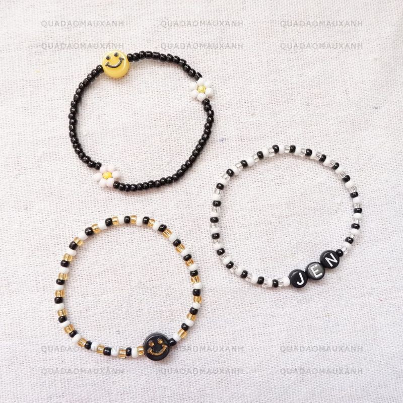 Vòng Tay GHÉP TÊN THEO YÊU CẦU, Vòng Tay Hạt Cườm
