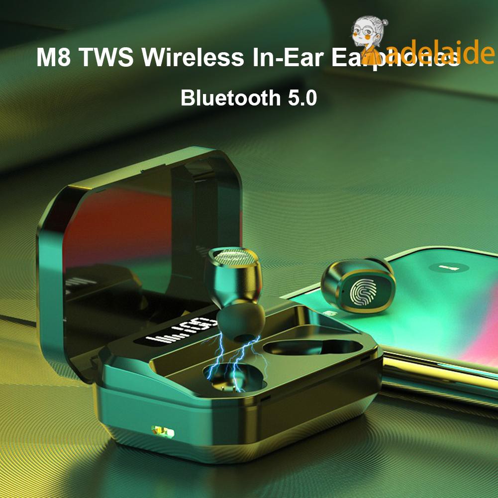 Tai Nghe Không Dây M8 Tws Kết Nối Bluetooth 5.0 Kèm Mic