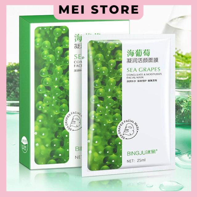 Mặt Nạ Bingju Rong Nho Dưỡng Ẩm Làm Trắng Da