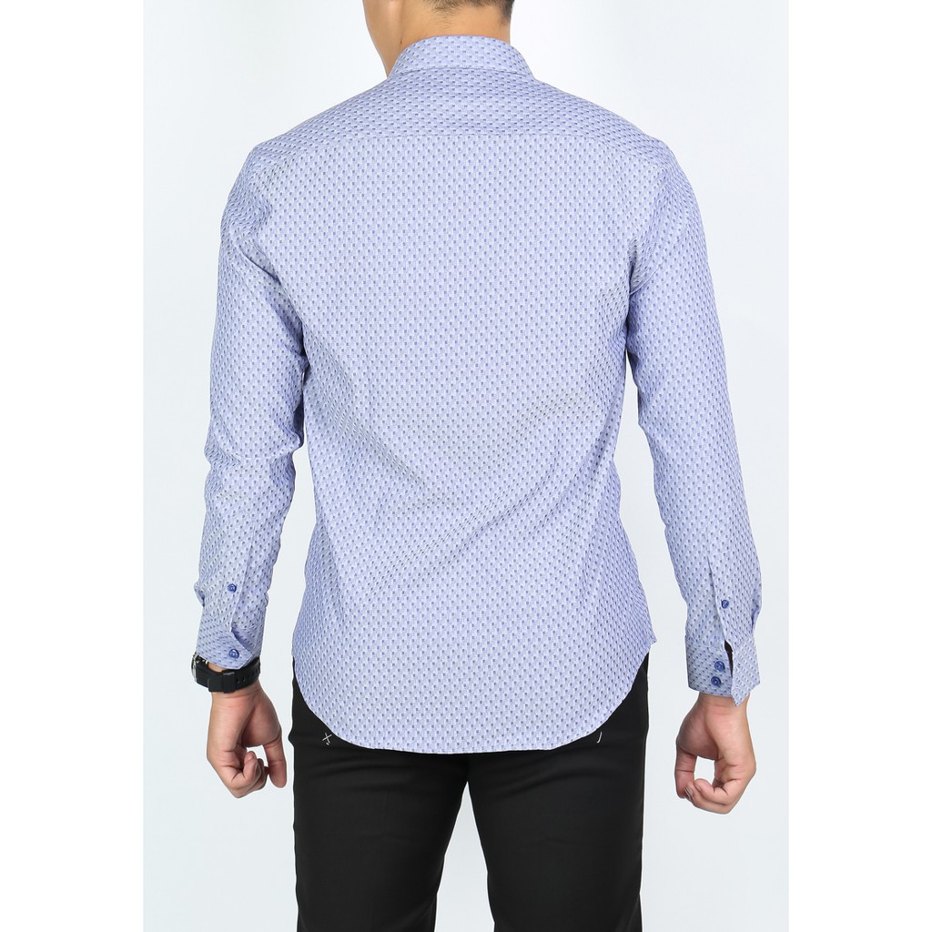 Áo sơ mi dài tay Owen chất Nano Slimfit màu tím nhạt - AS91469DT