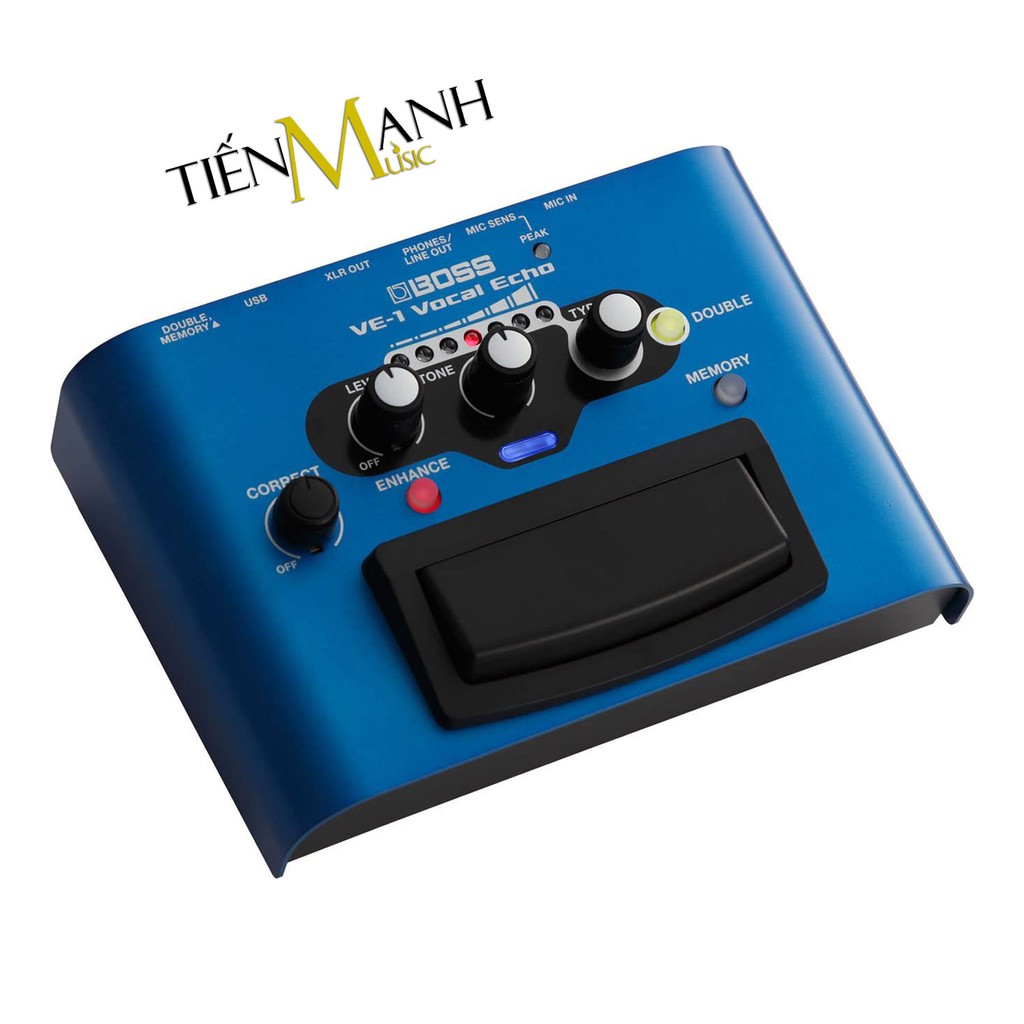 Boss VE-1 Vocal Echo Stompbox Tạo tiếng vang vọng và chỉnh Tone, Giọng cho Ca sỹ - Bàn đạp Phơ Guitar Reverb &amp; Delay VE1