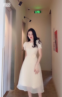 Đầm xốp kiếng (CLIP THẬT)