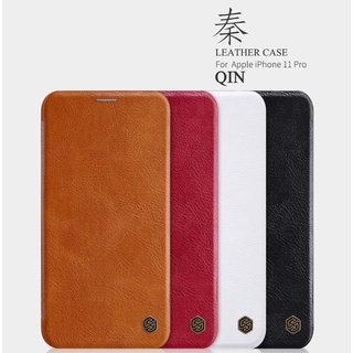 Bao da iPhone 11 Pro Nillkin Qin leather case có ngăn đựng thẻ