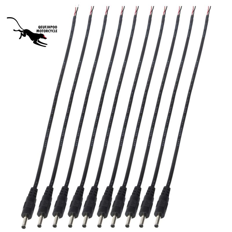 Bộ 10 Dây Cáp Nguồn 3.5mm x 1.35mm DC 3.5X1.35mm Chuyên Dụng Cho Nguồn DC