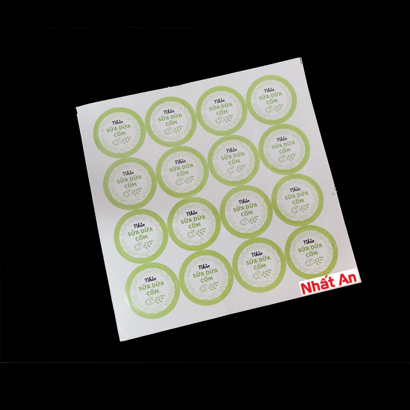 Tem bánh trung thu nhân cốm - Set 5 tờ (1 tờ 16 tem)