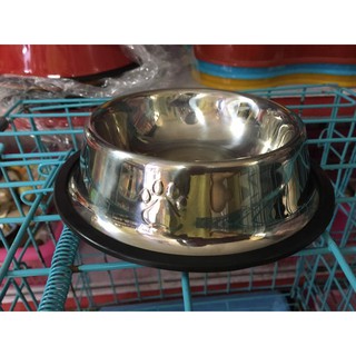 Bát ăn inox cho chó mèo