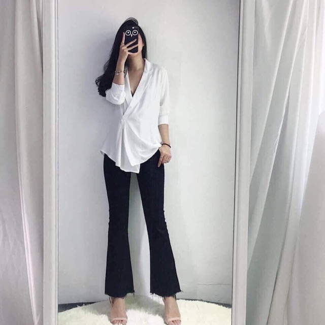 QUẦN ĐEN ỐNG VẨY