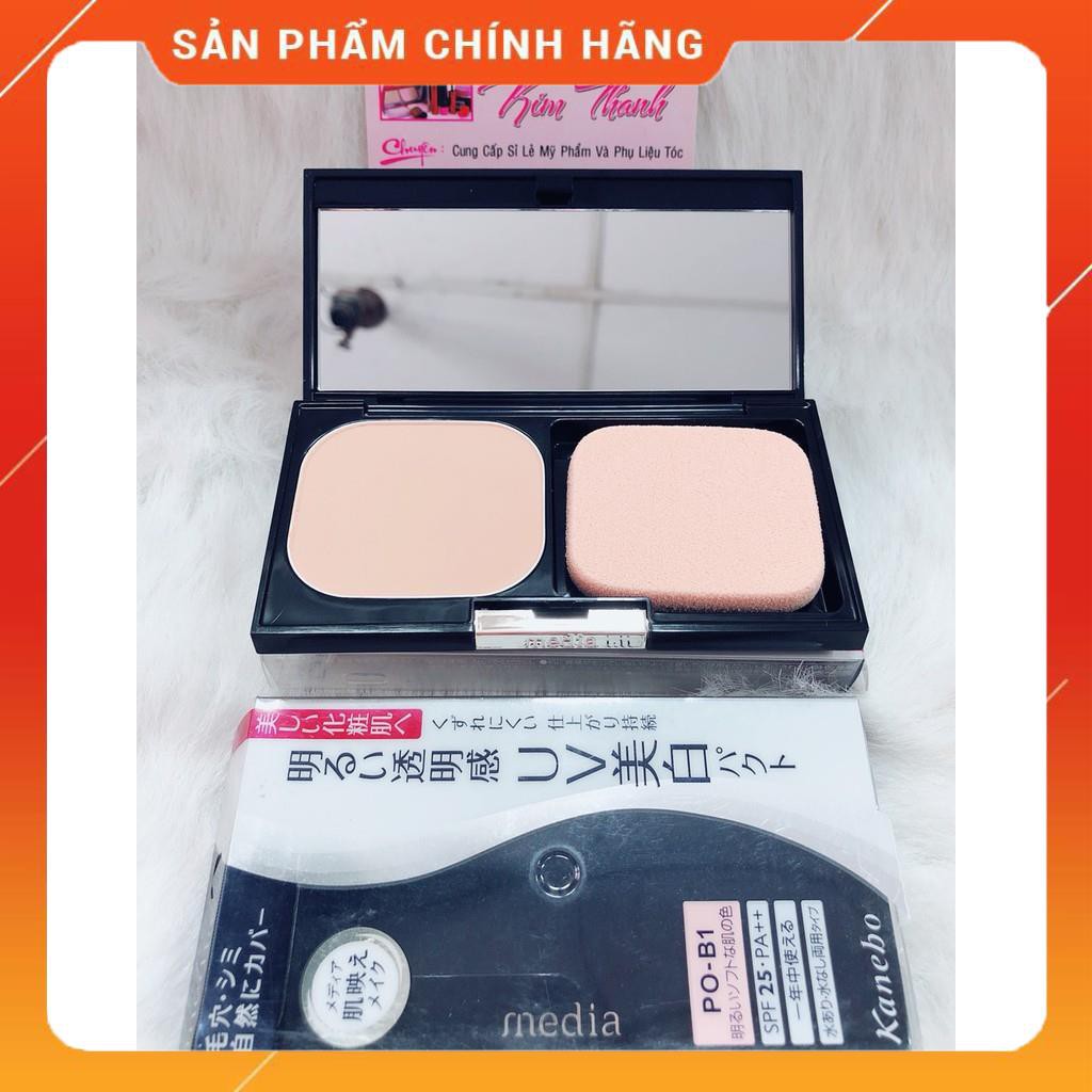 Phấn phủ siêu mịn Kanebo Media Whitening Powder Compact Foundation SPF25/PA++ 11g