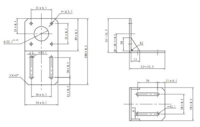 Giá động cơ 42-57 (động cơ nema 17,23).