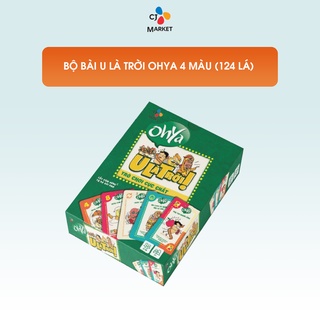 [Quà tặng] Bộ bài U là trời Ohya 4 Màu - 124 Lá
