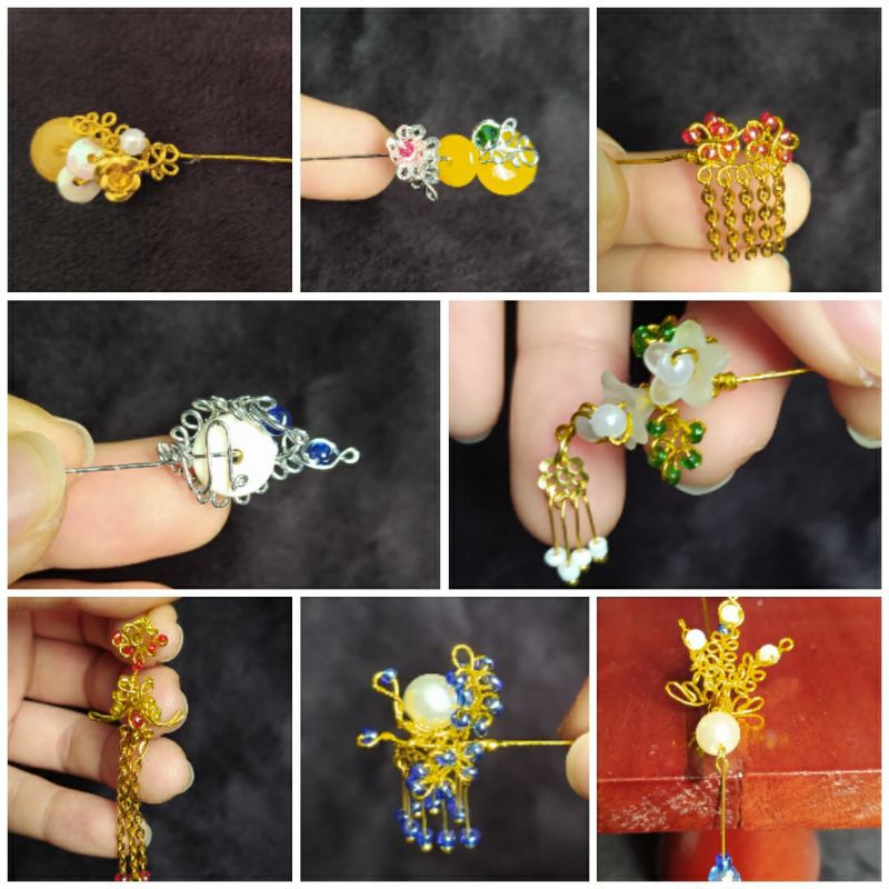 ( trang sức búp bê ) trâm cài p23