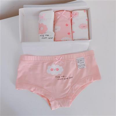 Set 4 quần chíp COTTON cao cấp, bé gái - MAM DAD KIDS - Topkid_Vietnam, từ 10-60kg, quần lót.