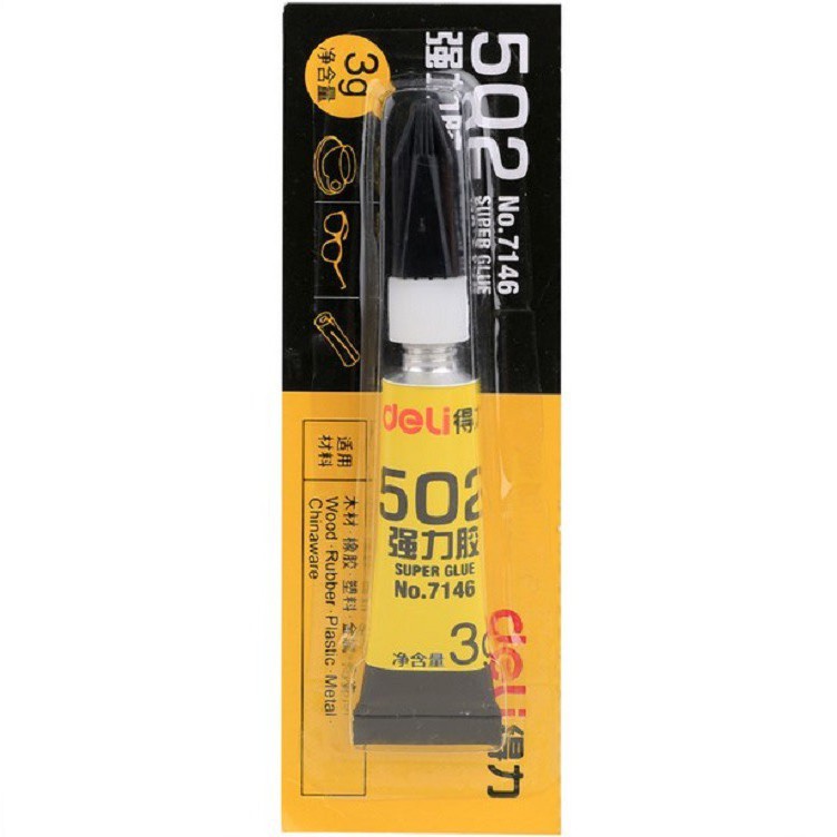 Tuýp Keo 502 DELI KEO DÁN ĐA NĂNG SIÊU CHẮC