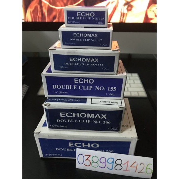 12 CHIẾC KẸP BƯỚM ECHO/ ECHOMAX 15-19-25-32-41-51MM