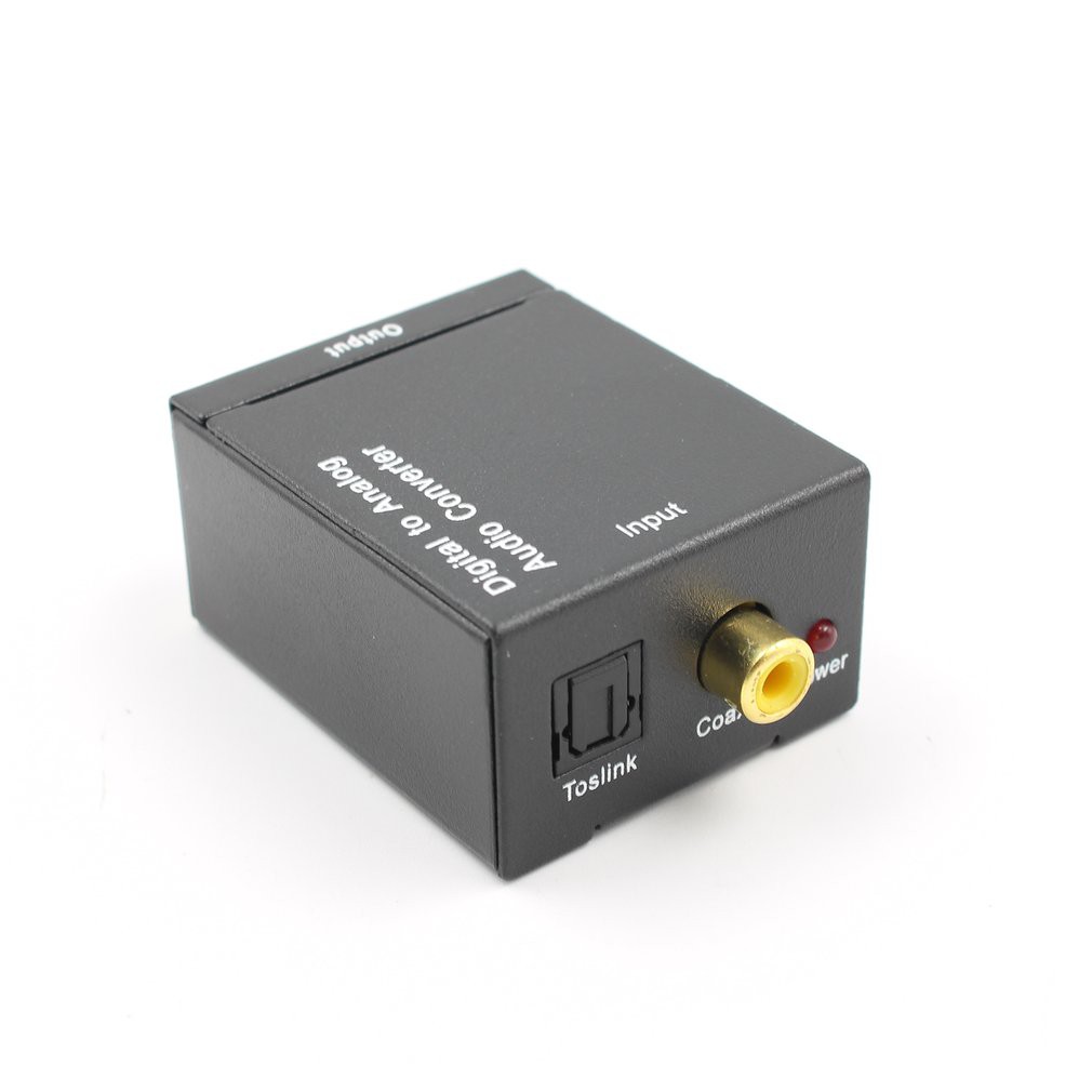 Bộ chuyển đổi âm thanh kỹ thuật số sang tương tự Bộ chuyển đổi quang học Toslink & Coaxial R / L | BigBuy360 - bigbuy360.vn