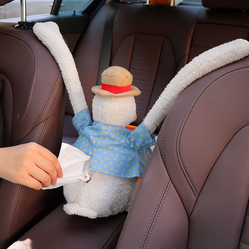 Hộp Đựng Khăn Giấy Gắn Tay Vịn Xe Hơi Thiết Kế Dễ Thương Sáng Tạo