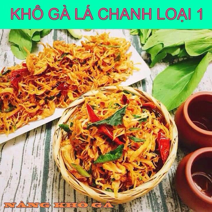 500g KHÔ GÀ LÁ CHANH LOẠI MỀM ( không ướt ), VỊ VỪA ĂN NGON KHÔNG TƯỞNG | BigBuy360 - bigbuy360.vn