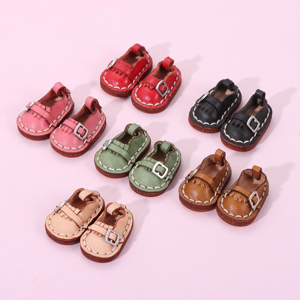 Giày Da Bò 6 Màu Cho Búp Bê 1 / 11 OB11