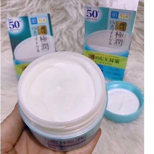 [Mã FMCGMALL -8% đơn 250K] Gel dưỡng ẩm chống nắng ban ngày Hada Labo Koi-Gokujyun UV White Gel SPF50+ PA++++ 90g