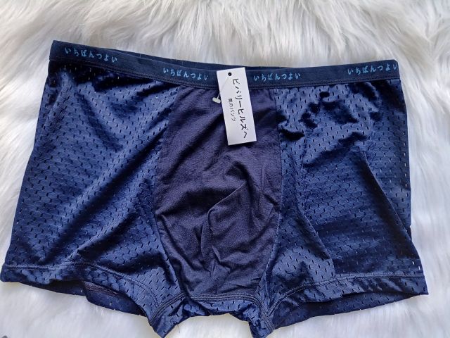 Hộp 5 sịp muji đùi nam thông hơi cao cấp kháng khuẩn, Set 5 sịp đùi nam lưới thông hơi - Hàng đẹp