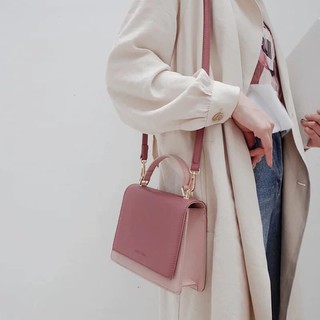 TÚI MICOCAH 2 màu Hồng-Nâu