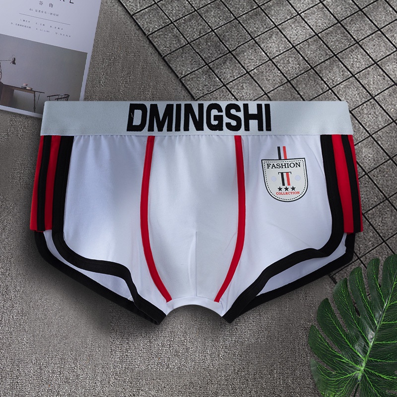 Quần Lót Boxer Cotton Nguyên Chất Cỡ Lớn Kháng Khuẩn Phong Cách Thể Thao Mới Quyến Rũ Cho Nam