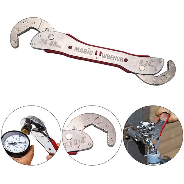 Bộ dụng cụ mở bu lông ốc vít, sửa chữa ô tô xe máy,Cờ lê mỏ lết đa năng Magic Wrench mơ được tất cả các loại ốc