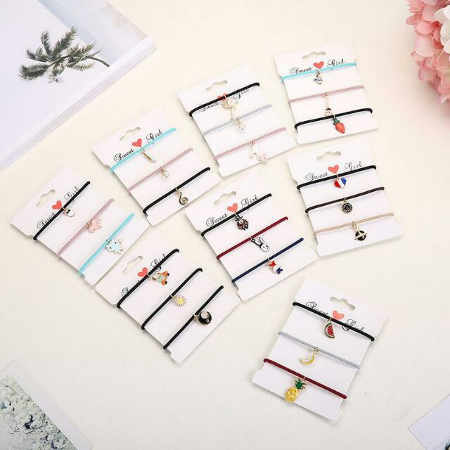 Set 3 dây cột tóc phong cách Hàn Quốc Dễ Thương