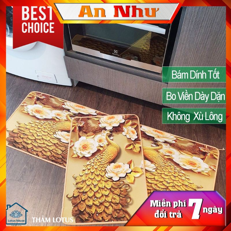 Thảm nhà bếp 💖Gia Long💖 thảm nỉ bếp 3D