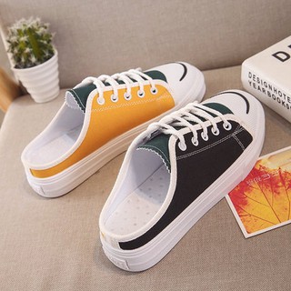 Giày không gót 2 màu