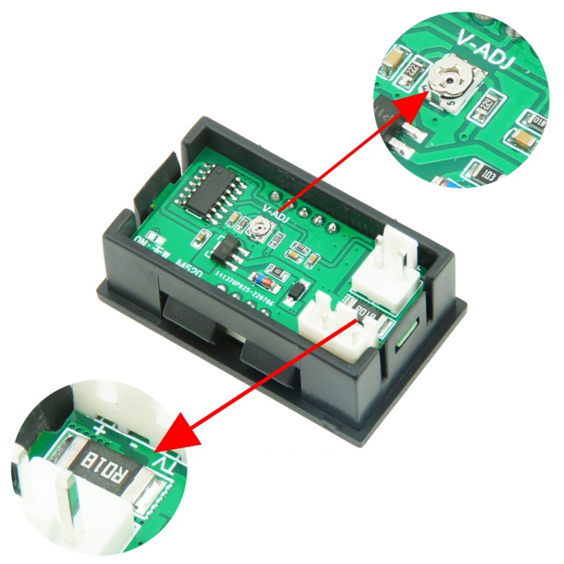 Vôn Kế Kỹ Thuật Số Có Thể Điều Chỉnh Cho Xe Hơi