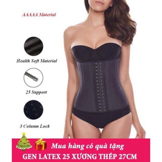 Gen Nịt Bụng Latex 25 Xương 27cm giảm eo nhập khẩu Colombia