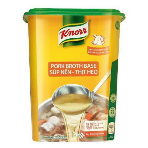 Súp Nền Thịt Heo Knorr 1.5kg/ Unilever Knorr Pork Broth Base - Chính Hãng Knorr
