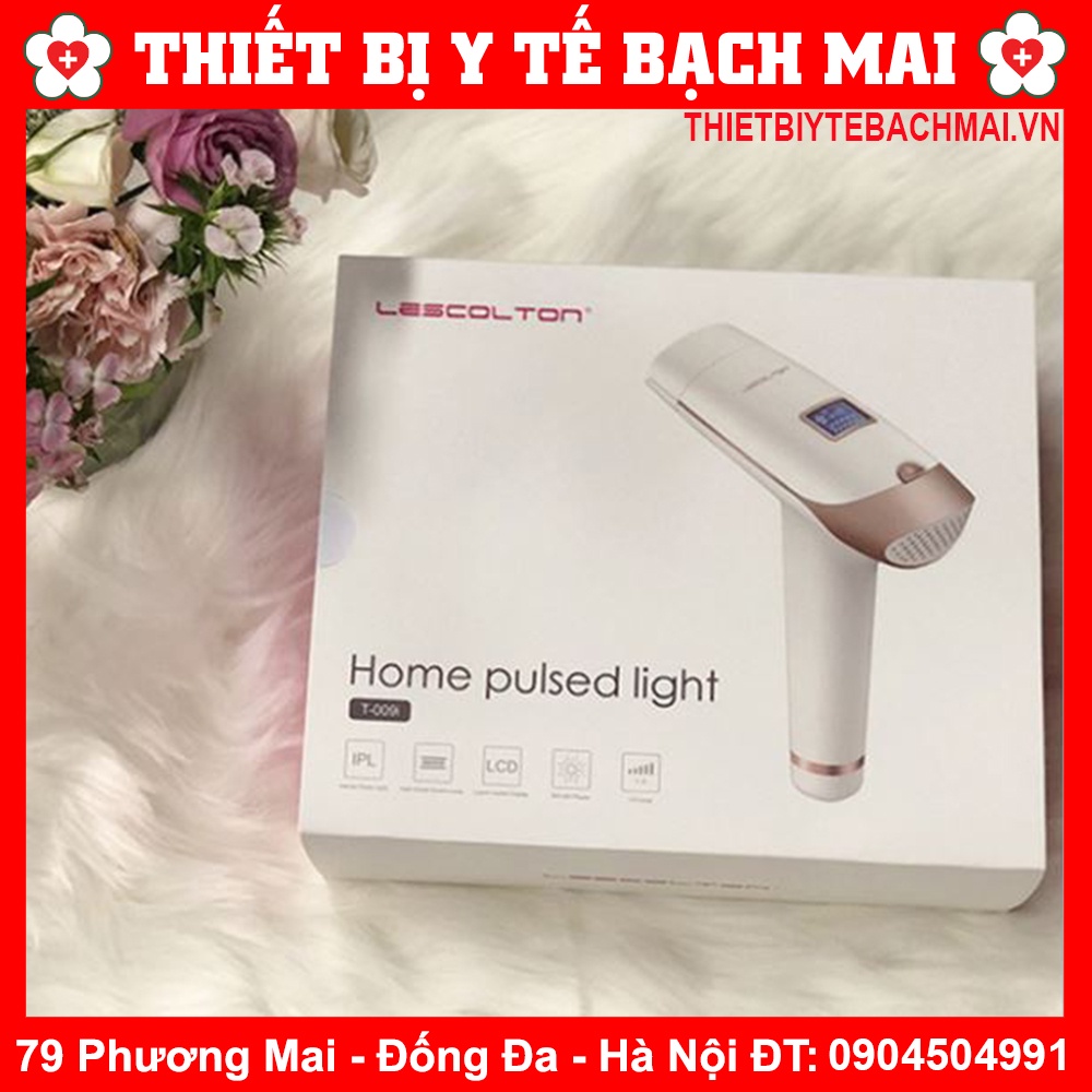 [Mã 254FMCGSALE giảm 8% đơn 500K] MÁY TRIỆT LÔNG + TRẺ HÓA DA LESCOLTON T009i Phiên Bản Nâng Cấp Có Màn Hình LCD